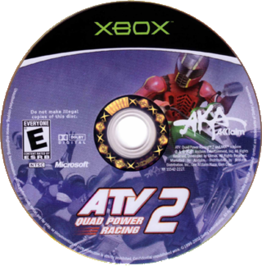 ATV Quad Power Racing 2 disc art for Xbox (XBOX) video game