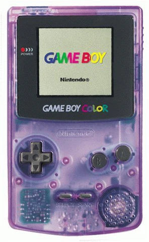 Game Boy Color Atomic Purple handheld console
