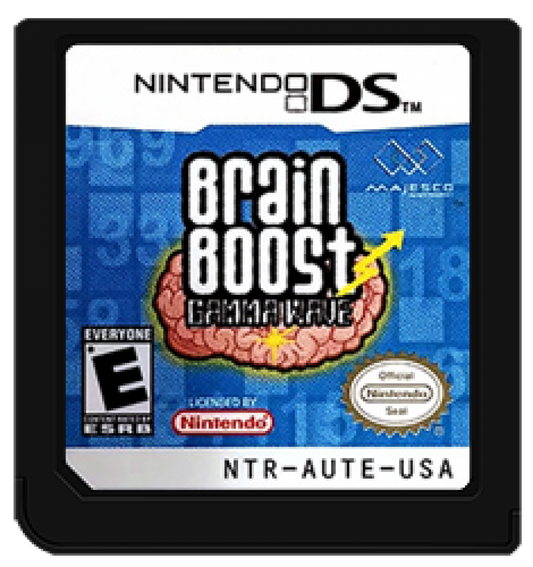Brain Boost Gamma Wave cartridge art for Nintendo DS (DS) video game