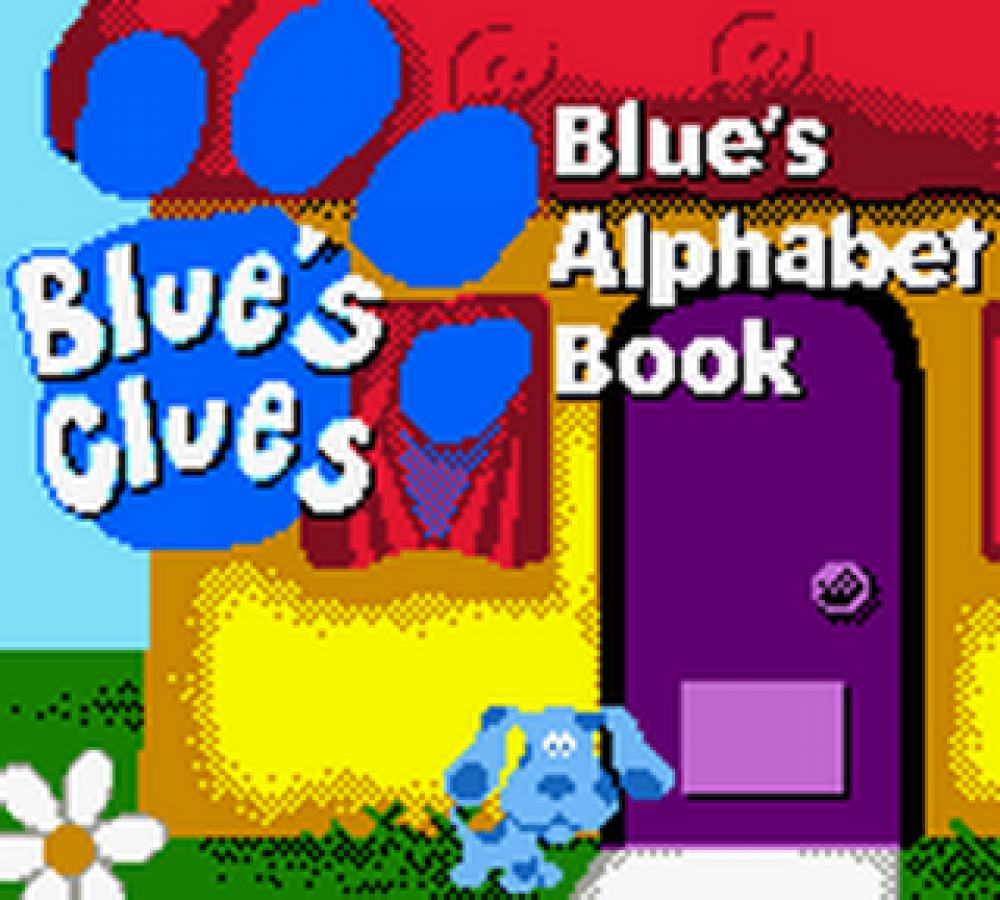 Blues Clues Blues Alphabet Book start menu for Game Boy Color GBC video game