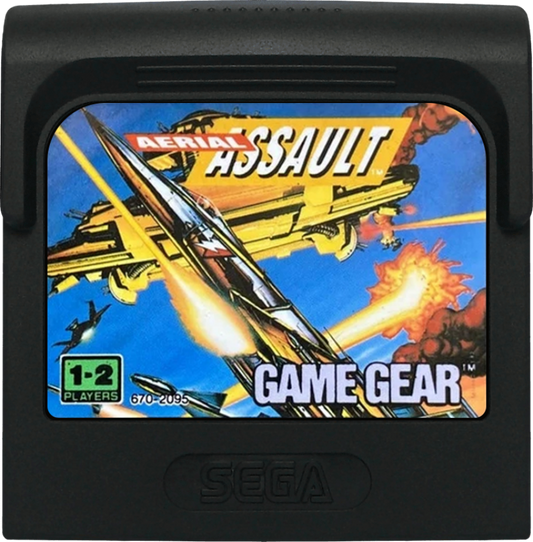 Aerial Assault cartridge for Sega Game Gear (GG) video game