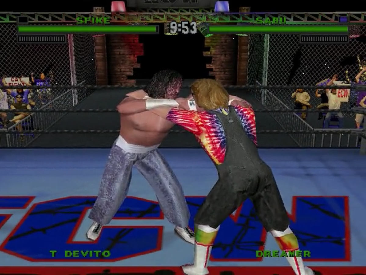 ECW Hardcore Revolution gameplay for Sega Dreamcast (DC) video game