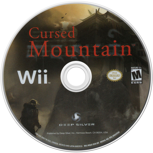 Cursed Mountain Nintendo Wii for survival horror video game fans featuring psychological horror gameplay Himalayan mountain exploration supernatural spirits motion controls puzzle solving atmospheric environments haunting storytelling intense survival adventure collectible gaming appeal disc