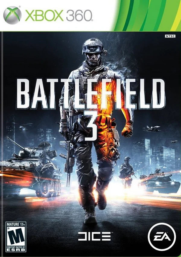 Battlefield 3 cover art for Xbox 360 (X360) video game