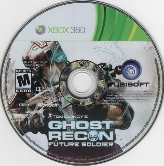 Tom Clancy's Ghost Recon Future Soldier Signature Edition Xbox 360 inspired design featuring tactical military shooter aesthetic advanced battlefield technology elite special forces operations stealth combat futuristic weaponry squad based action cinematic modern warfare presentation disc