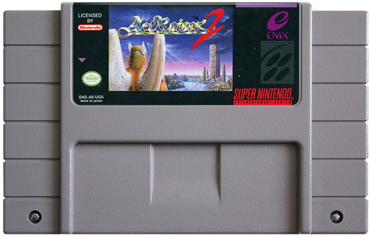 Act Raiser 2 cartridge for Super Nintendo Entertainment System SNES retro video game