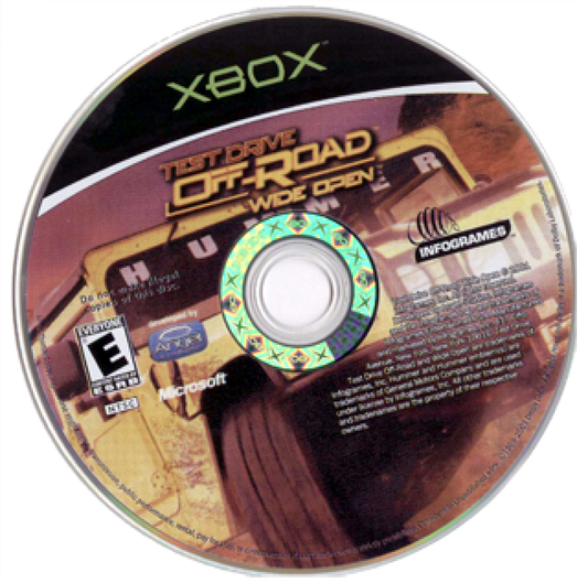 Test Drive: Off Road - Wide Open disc for Xbox (XBOX) video game