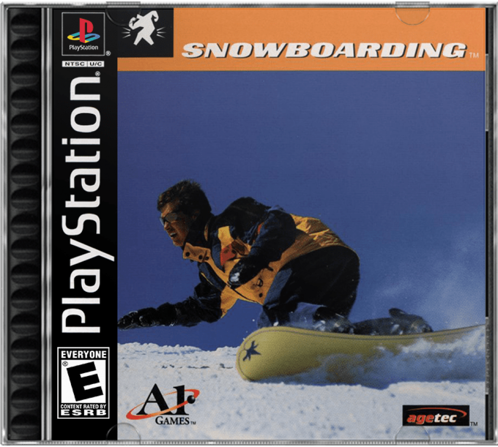 Snowboarding cover art for PlayStation 1 (PS1) video game