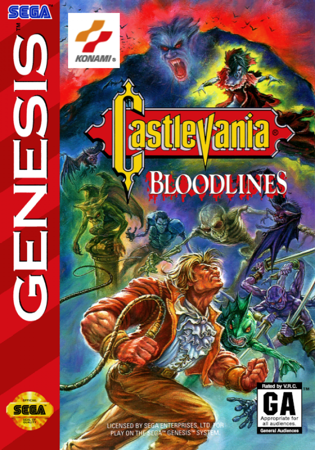 Castlevania: Bloodlines cover art for Sega Genesis (GEN) video game