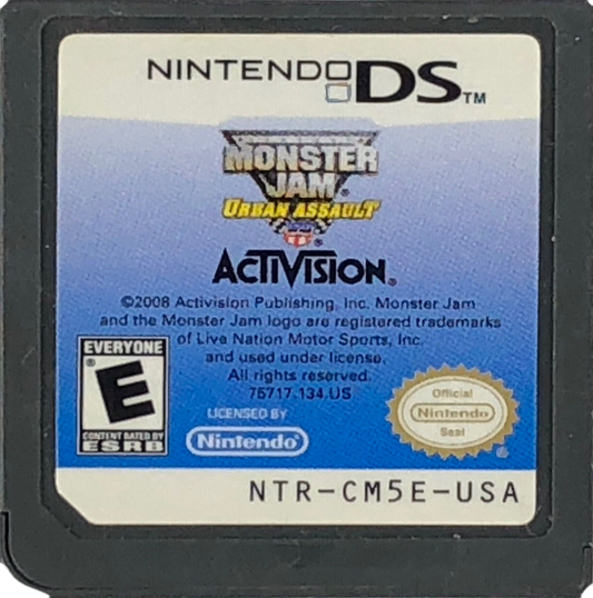 Monster Jam: Urban Assault cartridge for Nintendo DS (DS) monster truck racing action video game