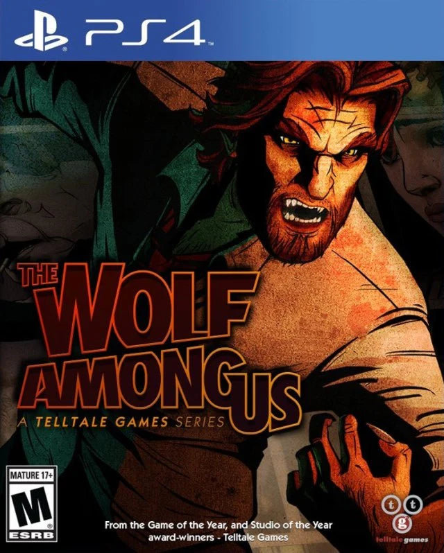 Wolf Among Us cover art for PlayStation 4 (PS4) video game