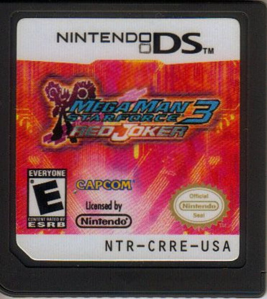 Mega Man Star Force 3: Red Joker cartridge for Nintendo DS (DS) action RPG sci-fi video game