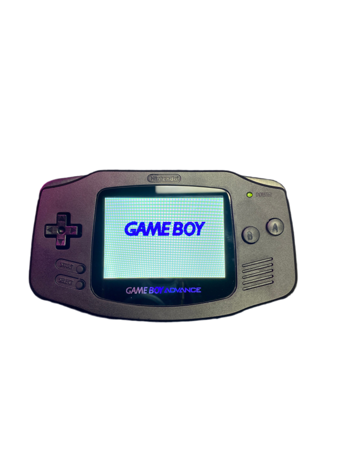 Game Boy Advance IPS Screen Mod Black Reshell console Nintendo Game Boy Advance (GBA)