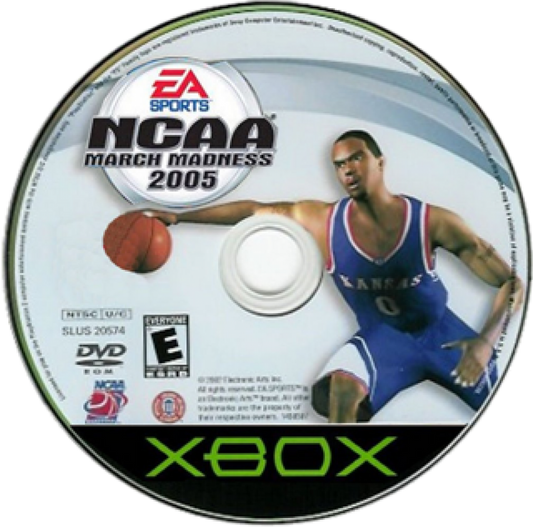 NCAA March Madness – Xbox (XBOX) Disc Art for this Xbox Video Game