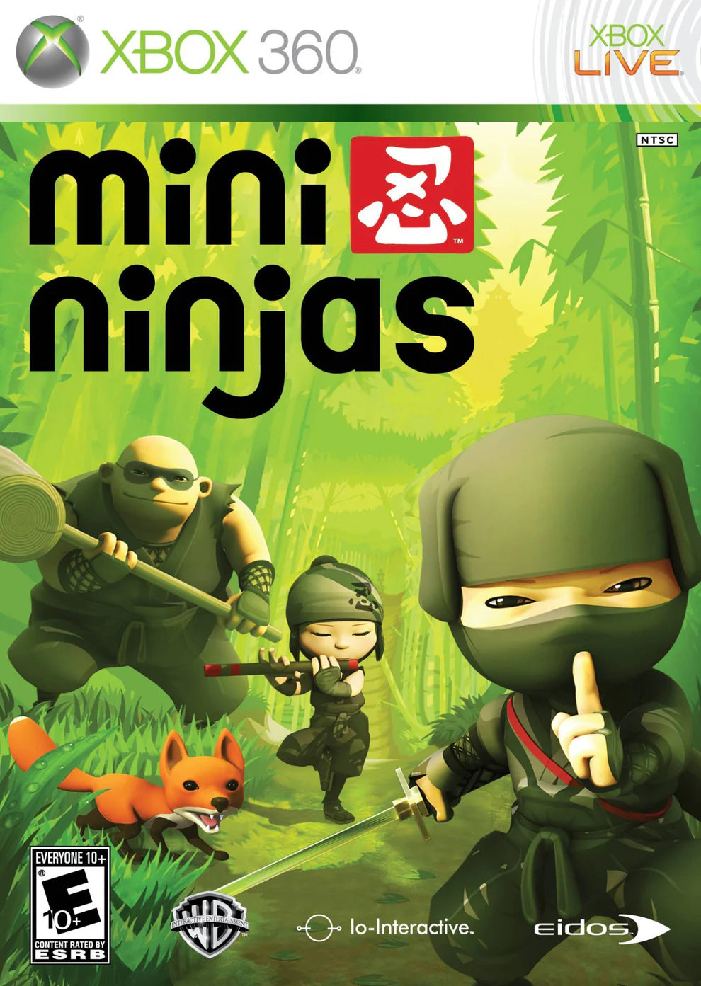 Mini Ninjas cover art for Xbox 360 (X360) video game