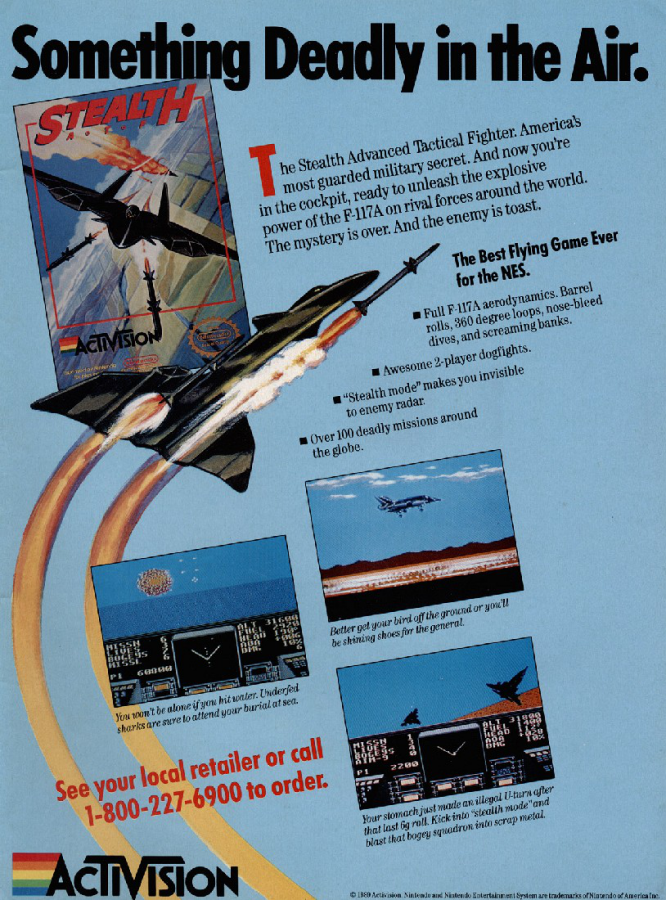 Stealth advert for Nintendo Entertainment System (NES) retro video game