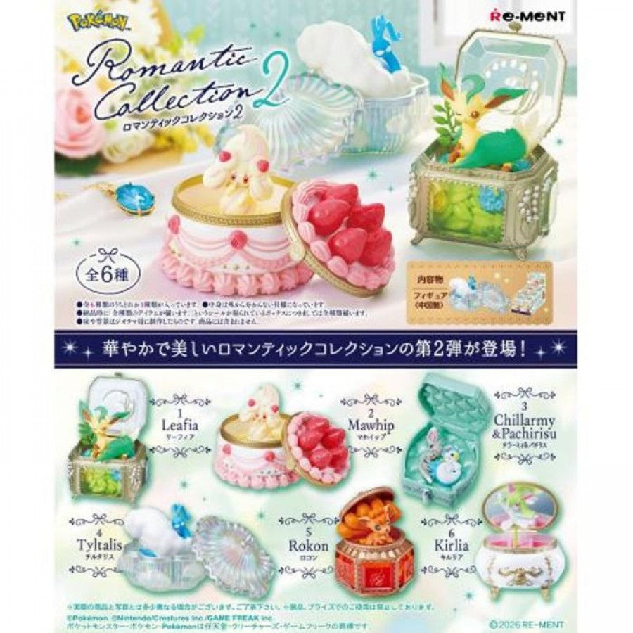 Pokemon Romantic Collection Figure Blind Box Pokémon collectible figure featuring romantic themed Pokémon character design cute display figure mystery blind box collectible toy detailed character styling Pokémon collection display shelf decor and gaming merchandise collectible appeal