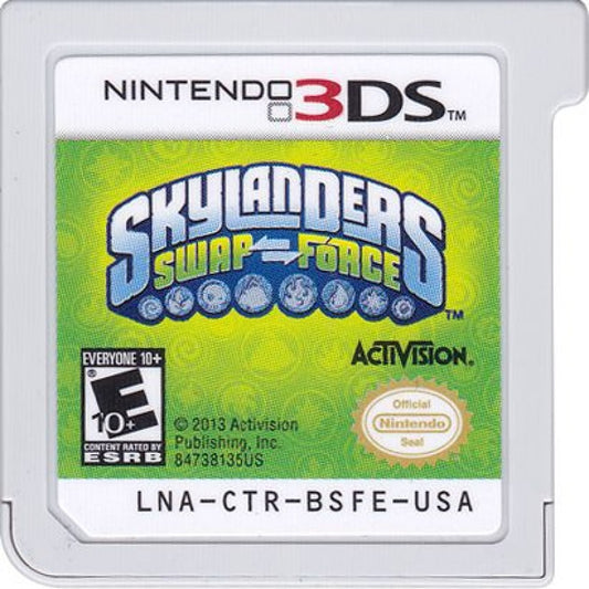 Skylanders: Swap Force cartridge for Nintendo 3DS (3DS) action adventure video game