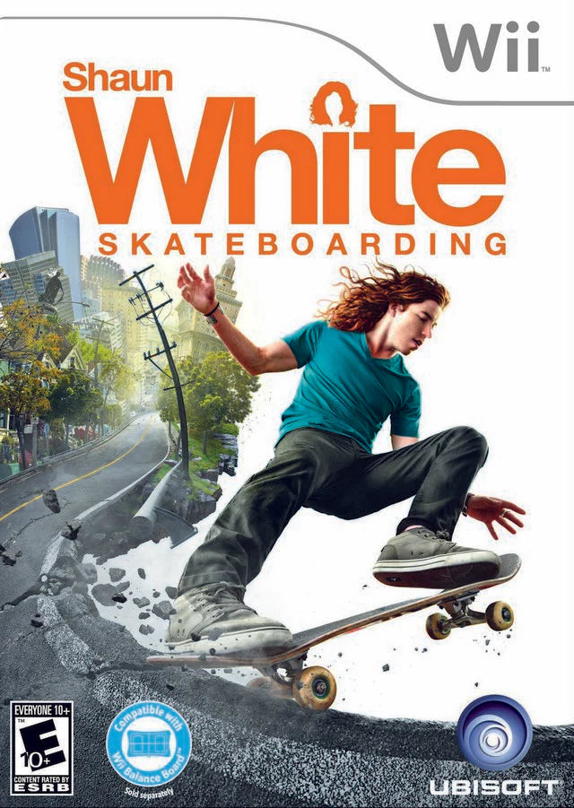 Shaun White Skateboarding cover art for Nintendo Wii (Wii) video game