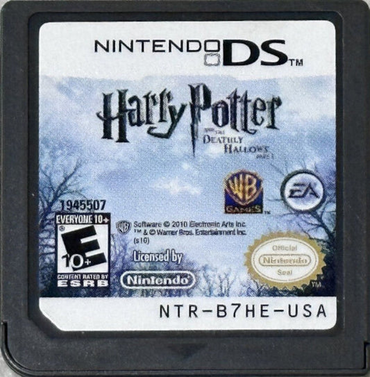 Harry Potter and the Deathly Hallows Part 1 for Nintendo DS action adventure game based on the film featuring spell casting combat stealth missions and story campaign gameplay cartridge