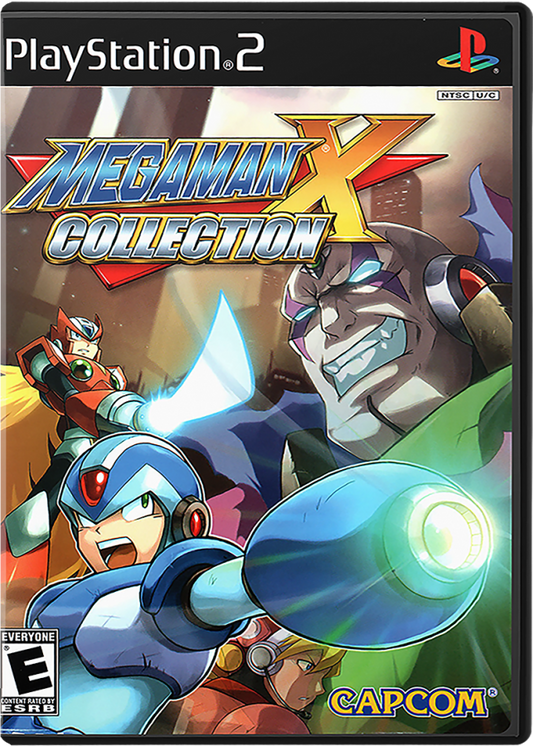 Mega Man X Collection cover art for PlayStation 2 (PS2) video game