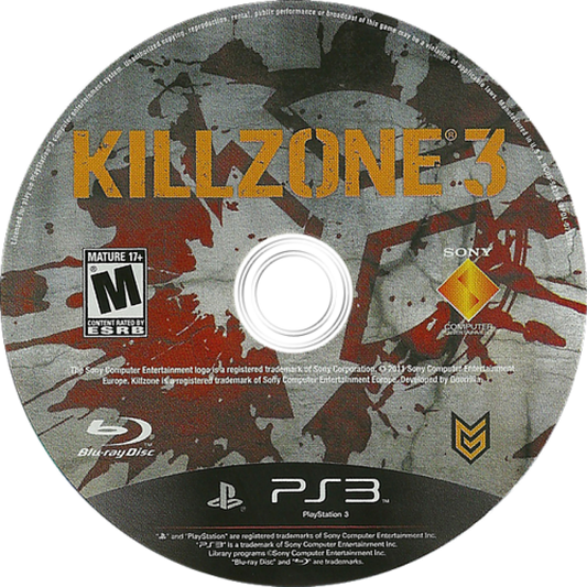Killzone 3 retro PlayStation 3 video game Killzone military sci fi first person shooter futuristic combat online multiplayer cinematic campaign console title PlayStation 3 disc