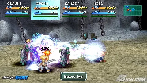 Star Ocean Second Departure gameplay for PlayStation Portable PSP video gamea