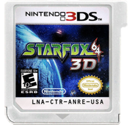 Star Fox 64 3D cartridge for Nintendo 3DS (3DS) video game