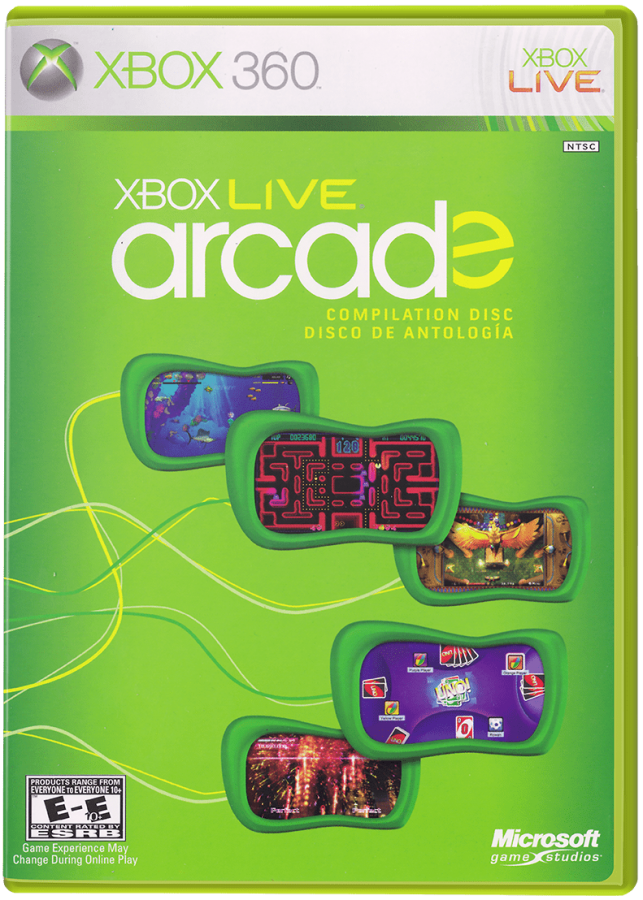 Xbox Live Arcade cover art for Xbox 360 (X360) digital game compilation video game