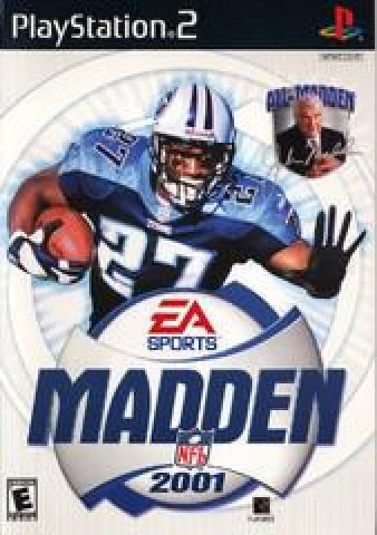 Madden NFL 2001 cover art for PlayStation 2 (PS2) video game