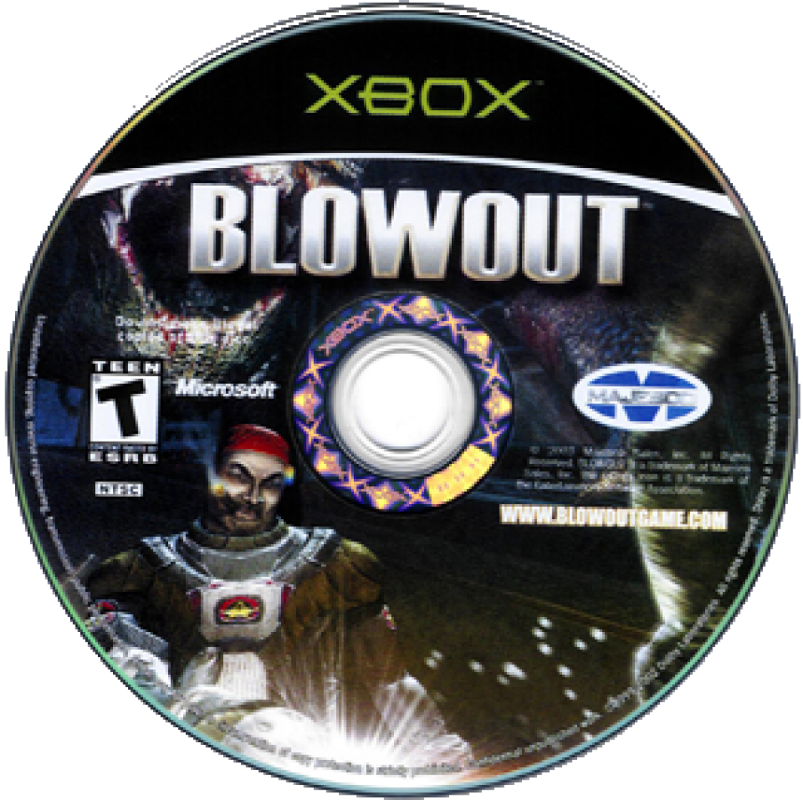 Blowout disc art for Xbox XBOX video game
