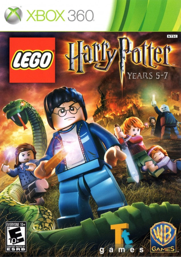 LEGO Harry Potter: Years 5-7 cover art for Xbox 360 (X360) action-adventure fantasy video game