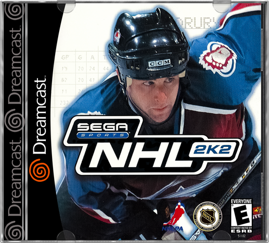 NHL 2K2 Front cover art for Sega Dreamcast (DC) video game