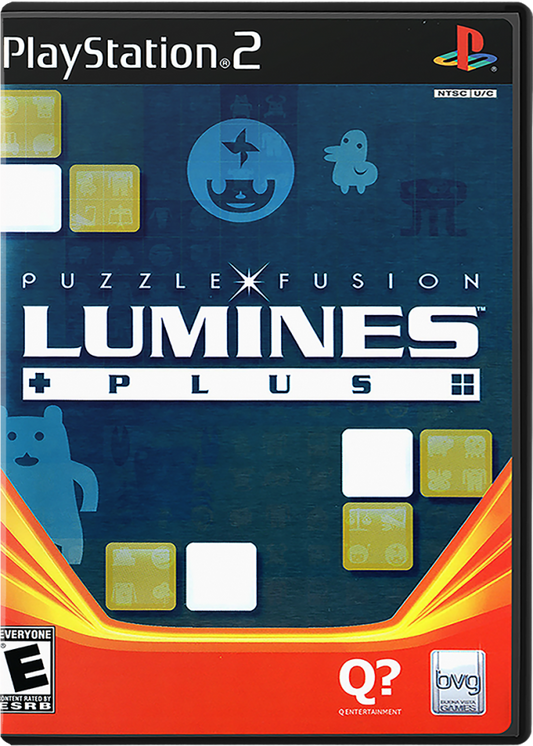 Lumines Plus cover art for PlayStation 2 (PS2) video game