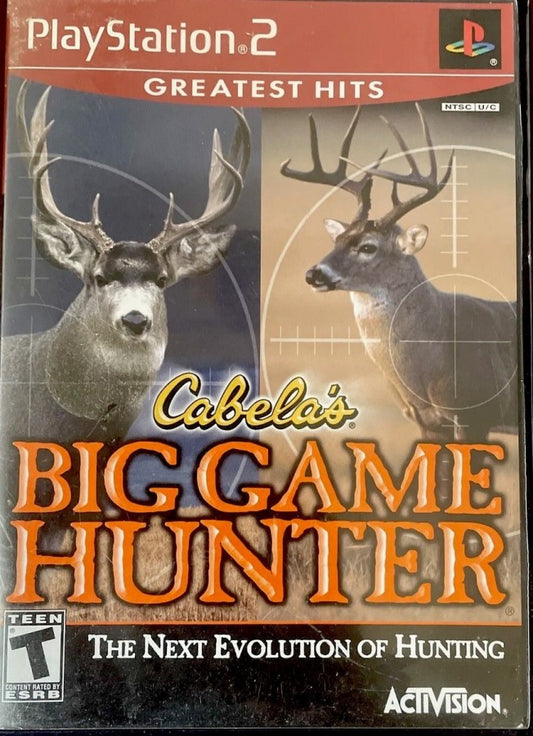 Cabela's Big Game Hunter Greatest Hits cover art for PlayStation 2 (PS2) video game