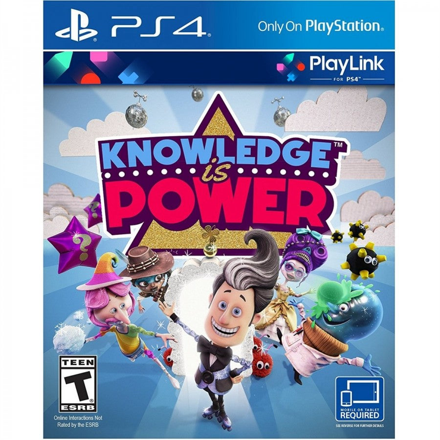 Knowledge Is Power cover art for PlayStation 4 (PS4) video game