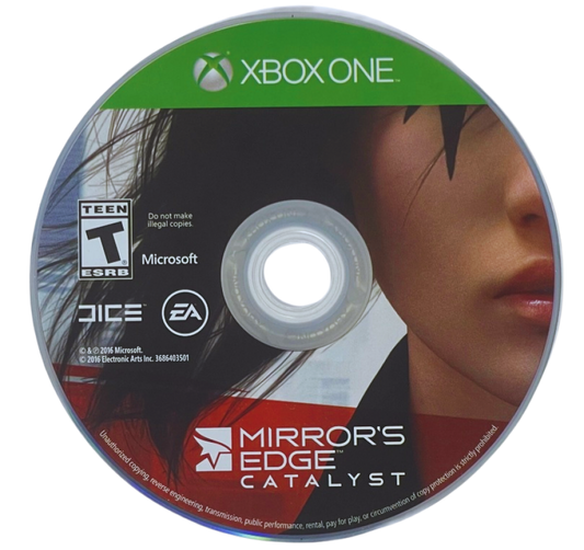 Mirror’s Edge Catalyst disc for Xbox One (XONE) action-adventure video game