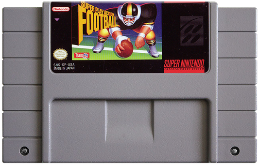 Super Play Action Football cartridge for Super Nintendo Entertainment System SNES retro video game