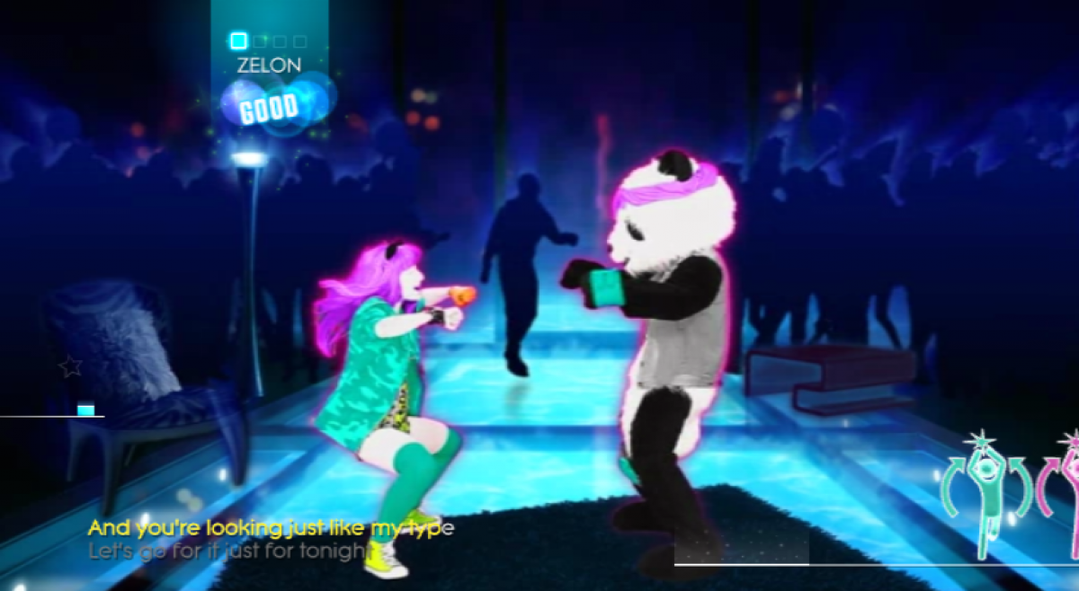 Just Dance 2014 gameplay art for Nintendo Wii U (WiiU) video game