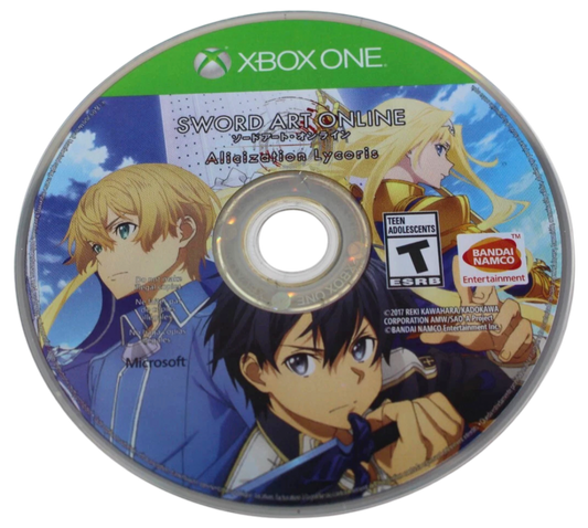 Sword Art Online: Alicization Lycoris – Xbox One (XONE) disc for action rpg video game