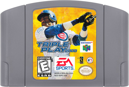 Triple Play 2000 cartridge for Nintendo 64 N64 video game