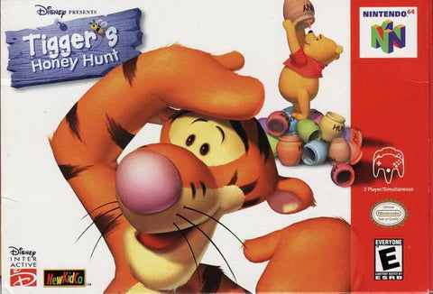 Disney Tiggers Honey Hunt cover art for Nintendo 64 N64 video game