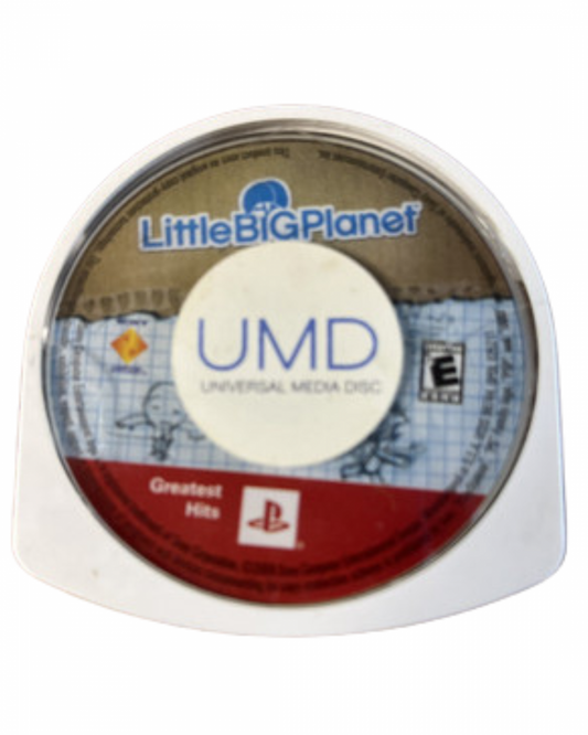 LittleBigPlanet Greatest Hits PlayStation Portable inspired design featuring creative platform adventure aesthetic Sackboy character charming handcrafted worlds imaginative puzzle solving user generated content colorful family friendly gameplay handheld gaming presentation UMD
