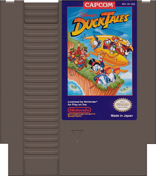Duck Tales – Nintendo Entertainment System (NES) Front Cover Cartridge Art Image