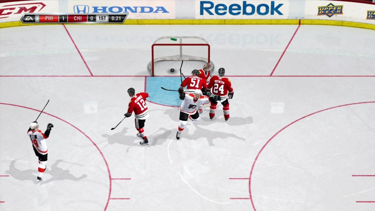NHL 11 gameplay for Xbox 360 (X360) sports ice hockey video game