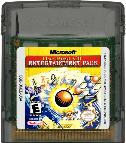 Best of Entertainment Pack cartridge for Game Boy Color (GBC) video game