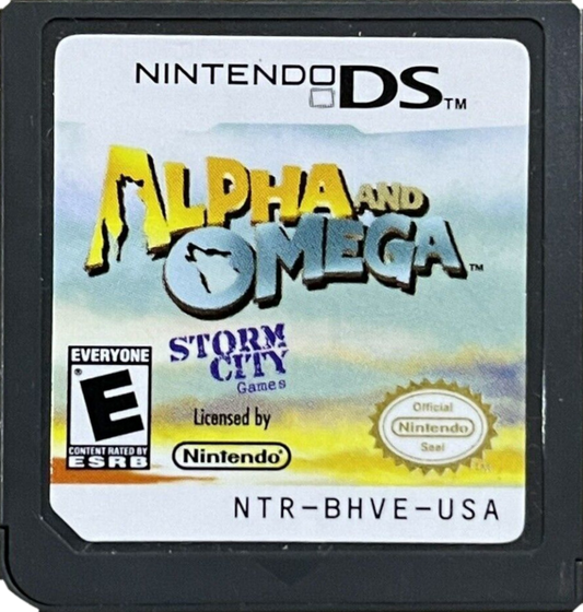 Alpha and Omega cartridge for Nintendo DS (DS) animated family adventure video game