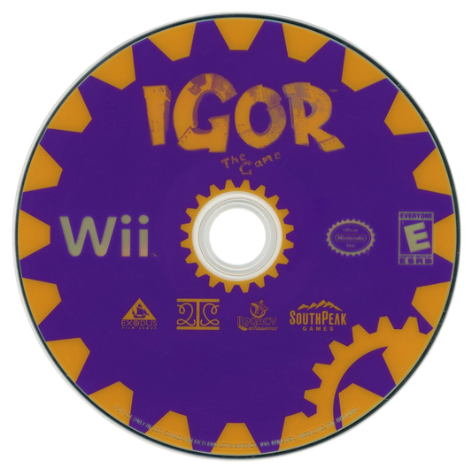 Igor The Game – Nintendo Wii (Wii) action-adventure platformer video game disc