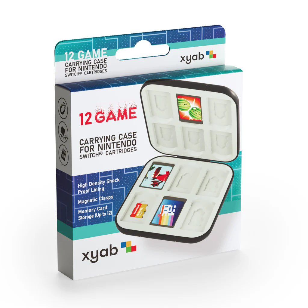 12 game cartridge case for Nintendo Switch holding game cards portable storage travel accessory