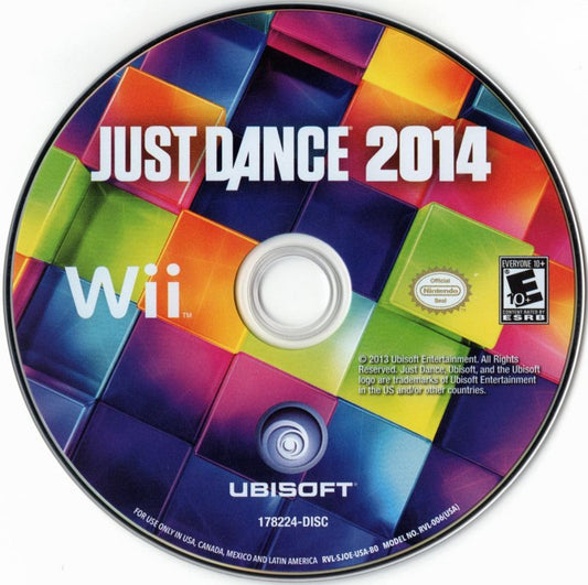 Just Dance 2014 – Nintendo Wii (Wii) dance rhythm music video game disc